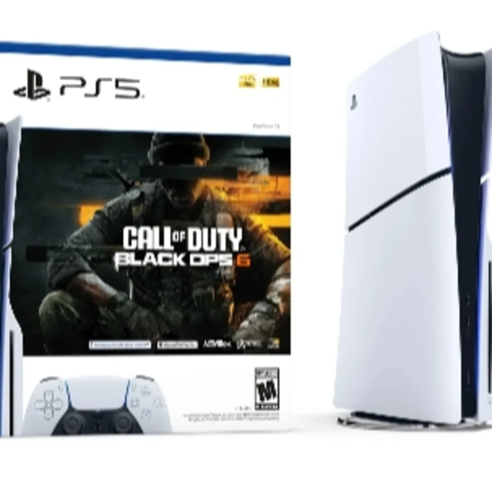 Sony White PS5 Console Futuristic Design